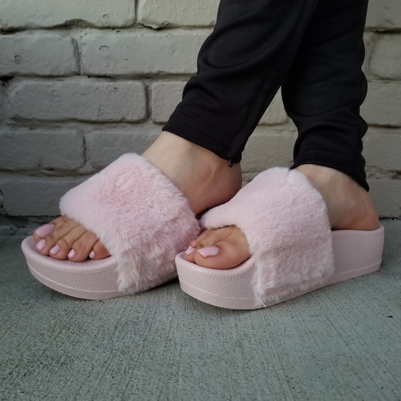 sexy fuzzy slippers